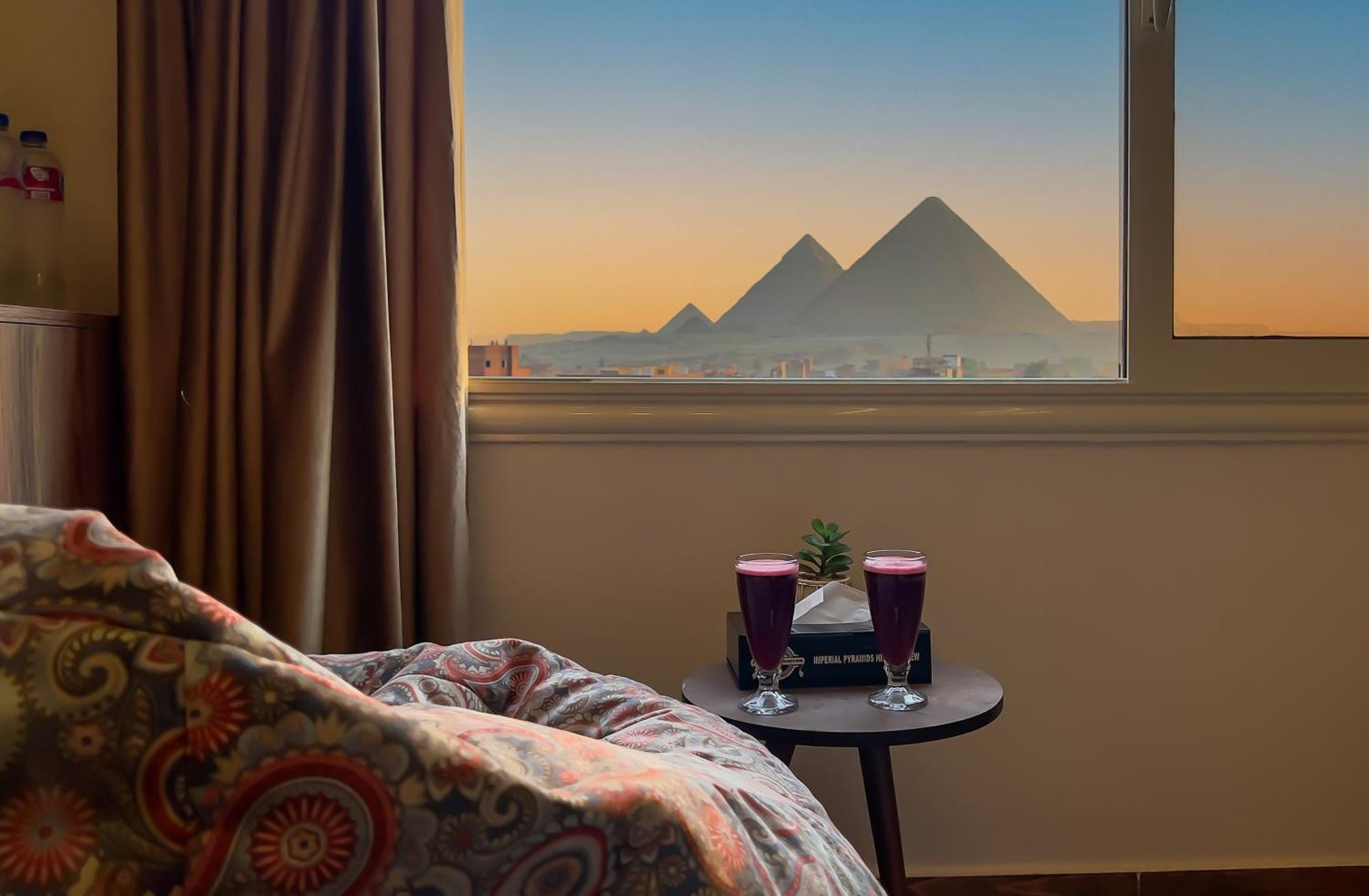 Bed and Breakfast Imperial Pyramids Heights View Nazlet el-Sîsi Exterior foto